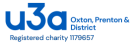Oxton, Prenton &
                District U3A - Registered charity 1179657
